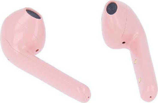 Swissten Flypods In-ear Bluetooth Handsfree Ακουστικά με Θήκη Φόρτισης Ροζ