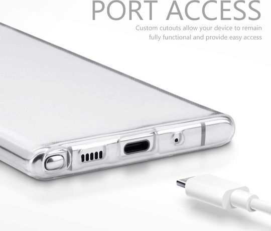 Terrapin TPU Gel Back Cover Silicone Transparent (Galaxy Note 10)