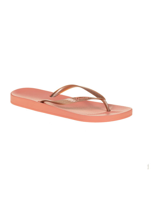 Tan Women's Flip Flops Pink