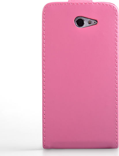 YouSave Accessories Vertikaler Flip Synthetisches Leder Rosa