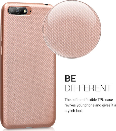 KWmobile Back Cover Silicon Rose Gold (Huawei Y6 2018)