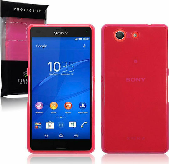 Terrapin Back Cover Σιλικόνης Ροζ (Xperia Z3 Compact)