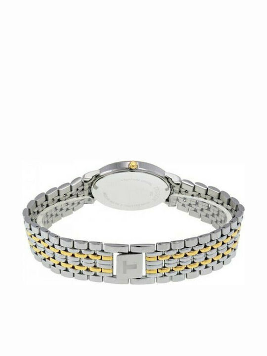 Tissot T-classic Ρολόι Μπαταρίας με Μεταλλικό Μπρασελέ