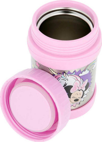 Stor Minnie Unicorns Are Real Βρεφικό Θερμός Φαγητού Ανοξείδωτο 284ml