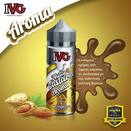 IVG Shot de aromă Nutty Custard 36ml/120ml 1buc