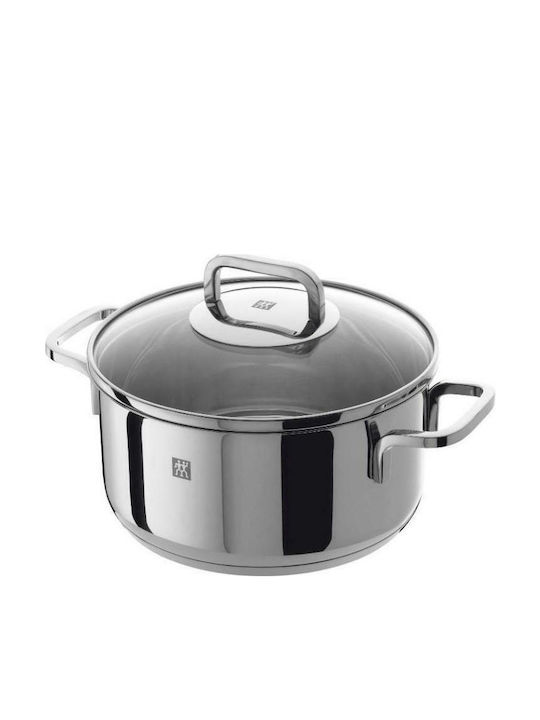 Zwilling J.A. Henckels Quadro Rostfreier Stahl Töpfe Set Silber 3-teilig