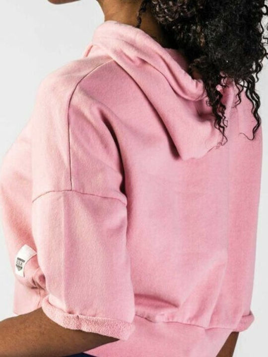 Glory 3728001 Cropped Hanorac Dama Cu Glugă Dusty