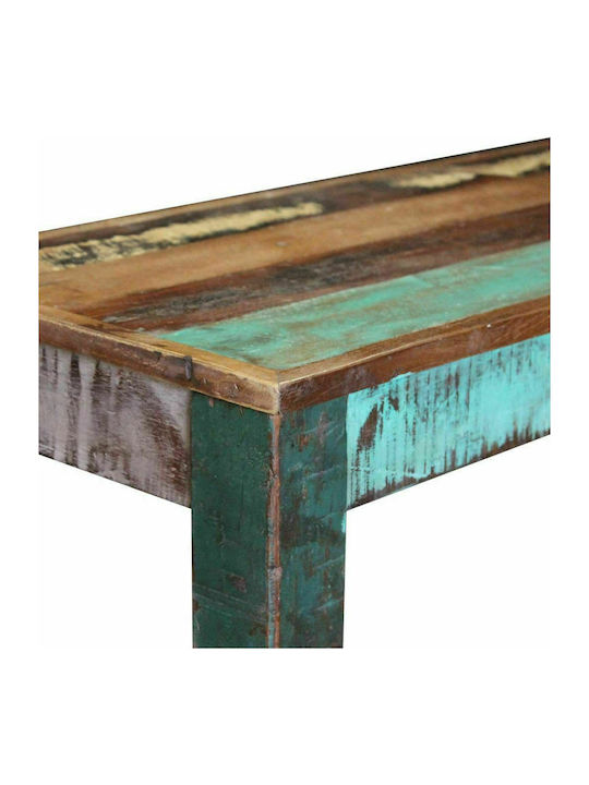Bănci pentru Masă cu Suprafață de Lemn Multicolore 1buc 110x35x45buc