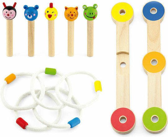 Viga Toys Παιχνίδι Ρίψης Στόχου Εξωτερικού Χώρου Animals Ring Toss