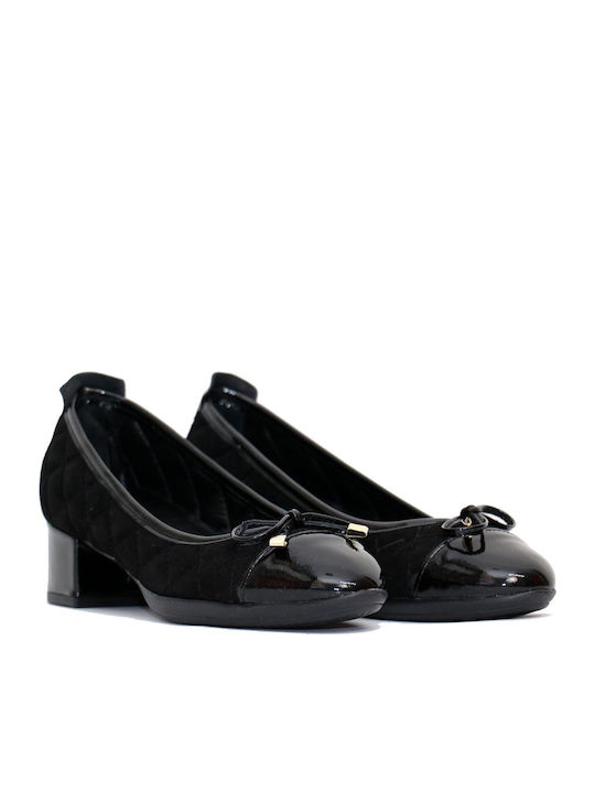 Anteos Women's Pumps 20006 Leather Castor Black