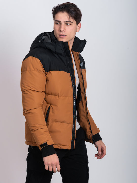 Winter Jacket Puffer Orange