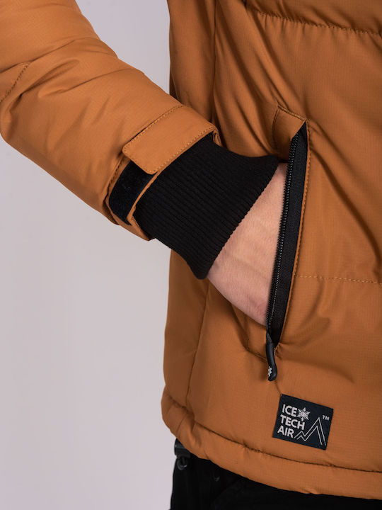 Winter Jacket Puffer Orange