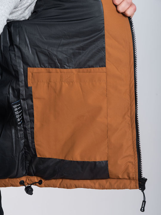 Winter Jacket Puffer Orange