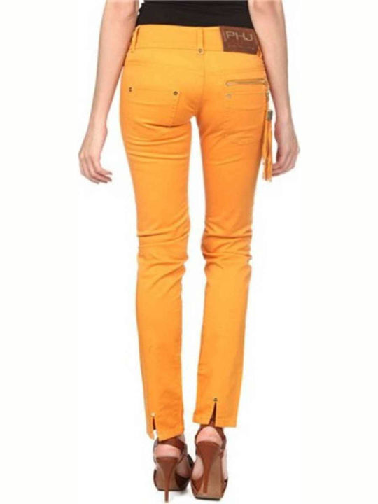 Phard Women' Fabric Trouser Orange