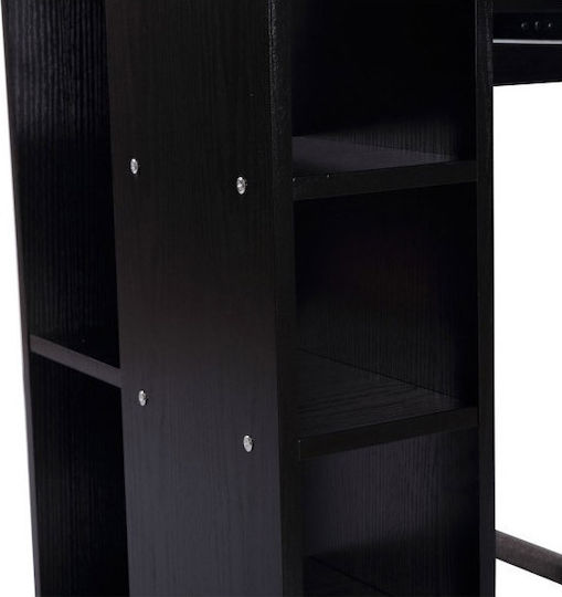 Computer Office Wooden Black 152x60x88cm