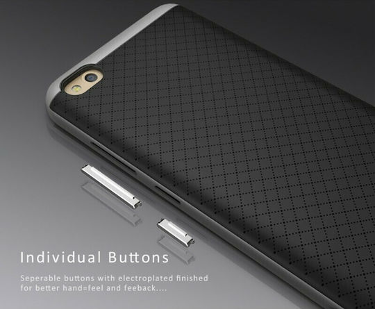 iPaky Bumblebee Neo Hybrid Back Cover Πλαστικό Γκρι (Redmi 4a)