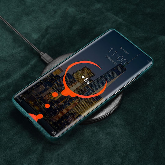 iCarer Grained Series Back Cover Δερμάτινο Πράσινο (Huawei P40 Pro)