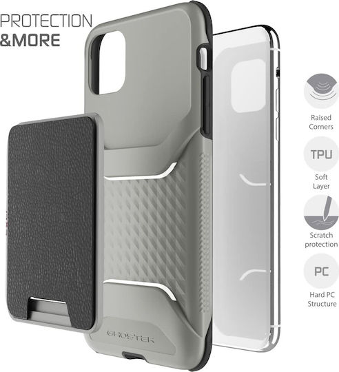 Ghostek Exec 4 Back Cover Πλαστικό Μαύρο (iPhone 11 Pro Max)