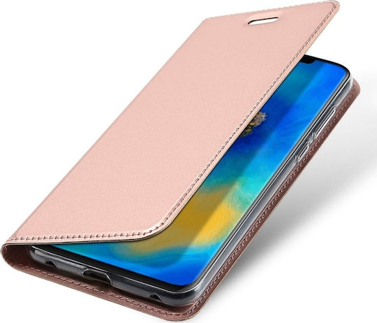 Dux Ducis Skin Pro Книга Изкуствена кожа Розово злато (Huawei Mate 20 Pro)
