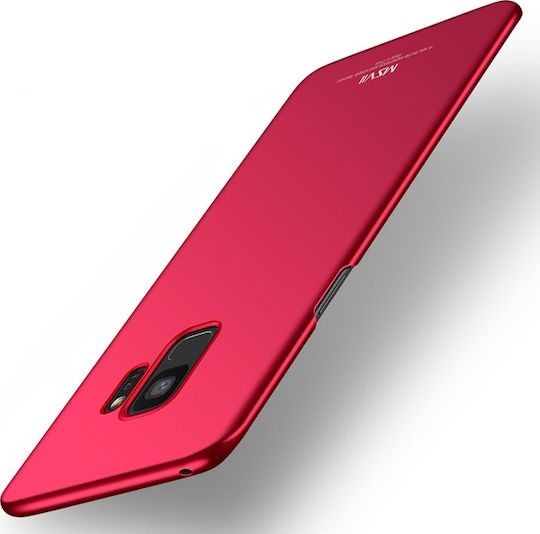 MSVII Ultra Thin Back Cover Plastic Roșu (Galaxy S9)