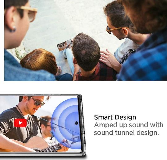 Spigen Crystal Hybrid Umschlag Rückseite Silikon Transparent (Galaxy Note 10)
