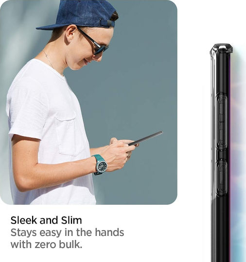 Spigen Crystal Hybrid Umschlag Rückseite Silikon Transparent (Galaxy Note 10)