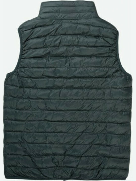 Ärmellos Winter Jacke Puffer Grün