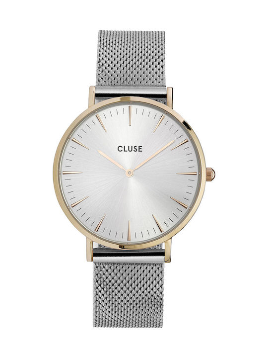 Cluse Uhr mit Silber Metallarmband CW0101201016