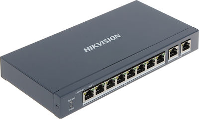 Hikvision DS-3E0310P-E/M Unmanaged L2 PoE+ Switch with 10 Ethernet Ports