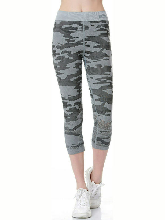 BodyTalk 1191-903806 Women's Capri Legging Gray