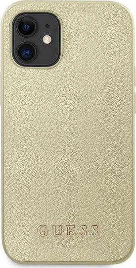 Guess Iridescent Back Cover Πλαστικό Χρυσό (iPhone 12 mini)