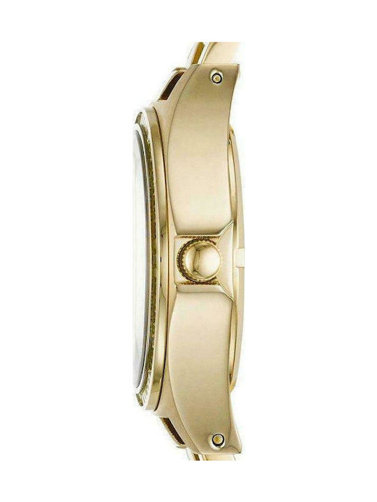 Marc Jacobs Henry Glitz Gold Stainless Steel Bracelet