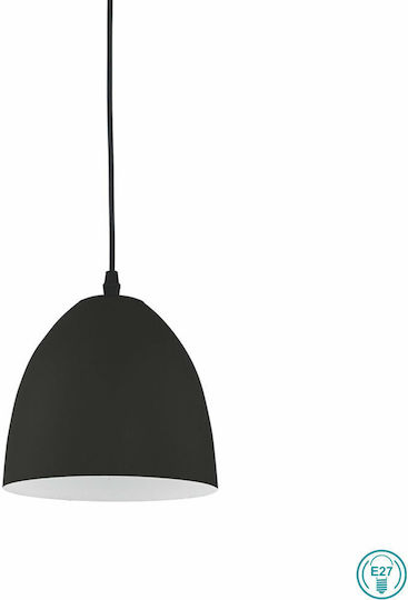 TK Lighting Kami Lustră Suspendată Negru 23x23cm.