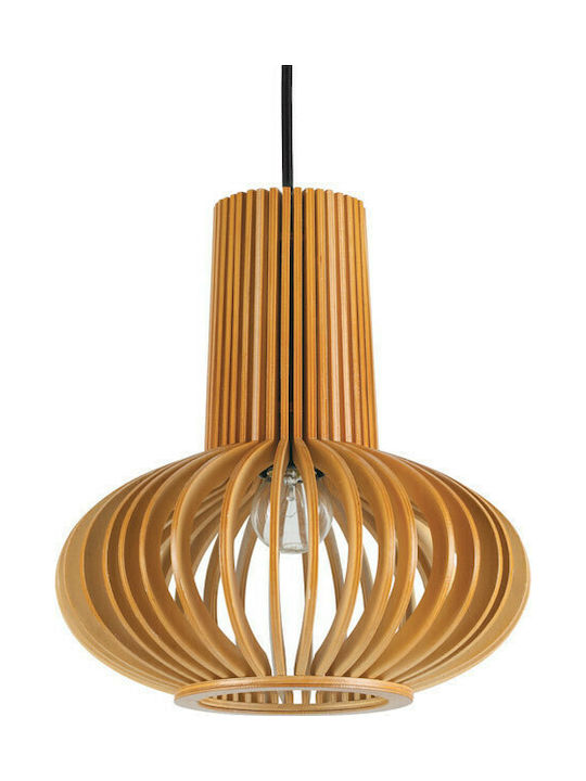 Ideal Lux Citrus-2 SP1 Pendant Light Single-Light for Socket E27 Brown