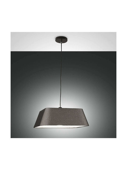 Fabas Luce Allegra Pendant Light Single-Light for Socket E27 Black