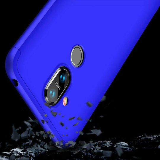 С пълно покритие (360°) Пластмаса 0.3мм Син (Honor X7)