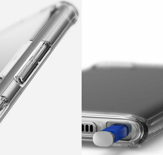 Ringke Fusion Back Cover Σιλικόνης Μαύρο (Galaxy Note 10)