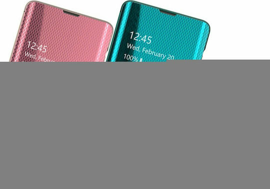 Hurtel Clear View Book Plastic Silver (Galaxy S10e)