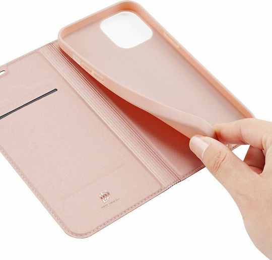Dux Ducis Skin Pro Book Δερματίνης Ροζ Χρυσό (iPhone 12 mini)