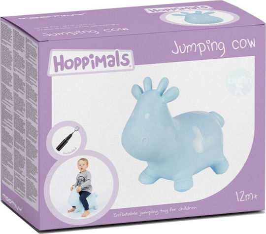 Hoppimals Χοπ Χοπ Αγελάδα για 1+ Ετών Μπλε 50εκ.