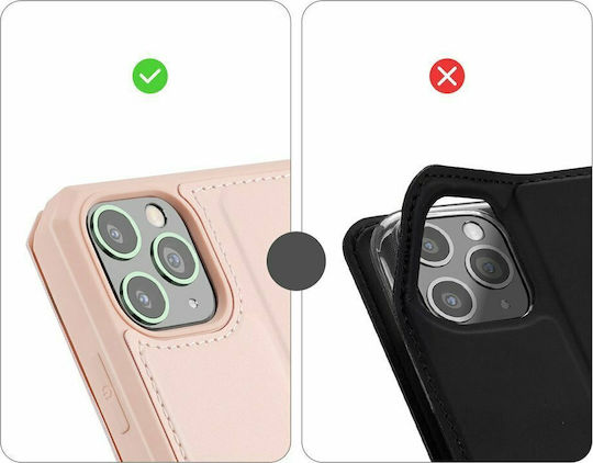 Dux Ducis Skin X Book Piele artificială Roz (iPhone 11 Pro)