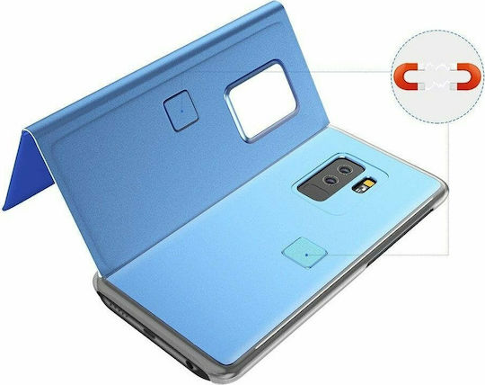 Hurtel Clear View Book Πλαστικό Μπλε (Galaxy S10e)