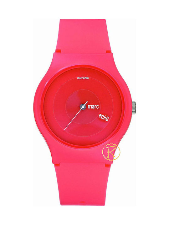 Marc Ecko Watch with Red Rubber Strap