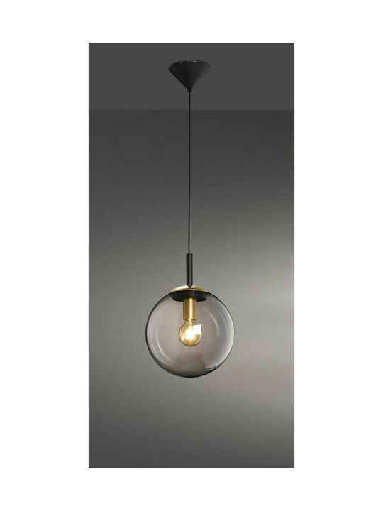 Fischer Honsel Pendant Light Single-Light for Socket E27 Black