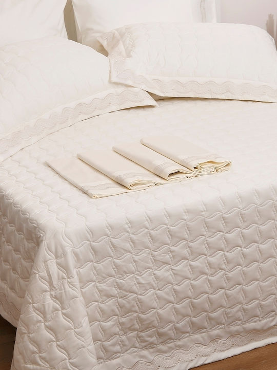 Anna Riska Νυφικό Σετ 7τμχ Ivory 230x250cm
