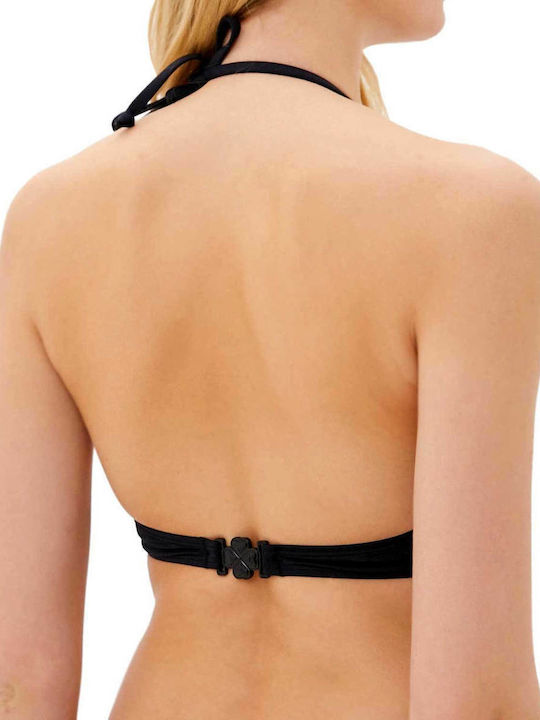St Barts Bikini Τριγωνάκι Animal Print Μαύρο