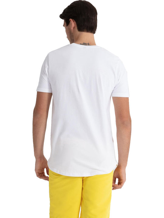 Ellesse Tramonto Herren Sport T-Shirt Kurzarm Weiß