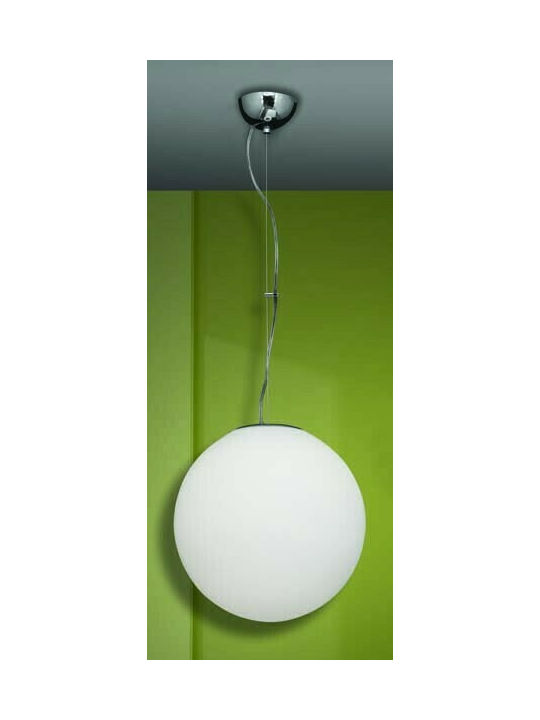 Home Lighting Οpal Κρεμαστό Φωτιστικό Μοντέρνο Μονόφωτο Λευκό
