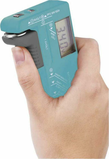 Emos N0322 Ψηφιακό Battery Tester με Πτυσσόμενη Υποδοχή