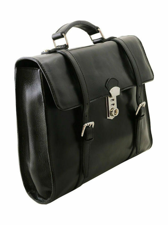 Viareggio Leder Herrentasche Geldbörse Dark Brown
